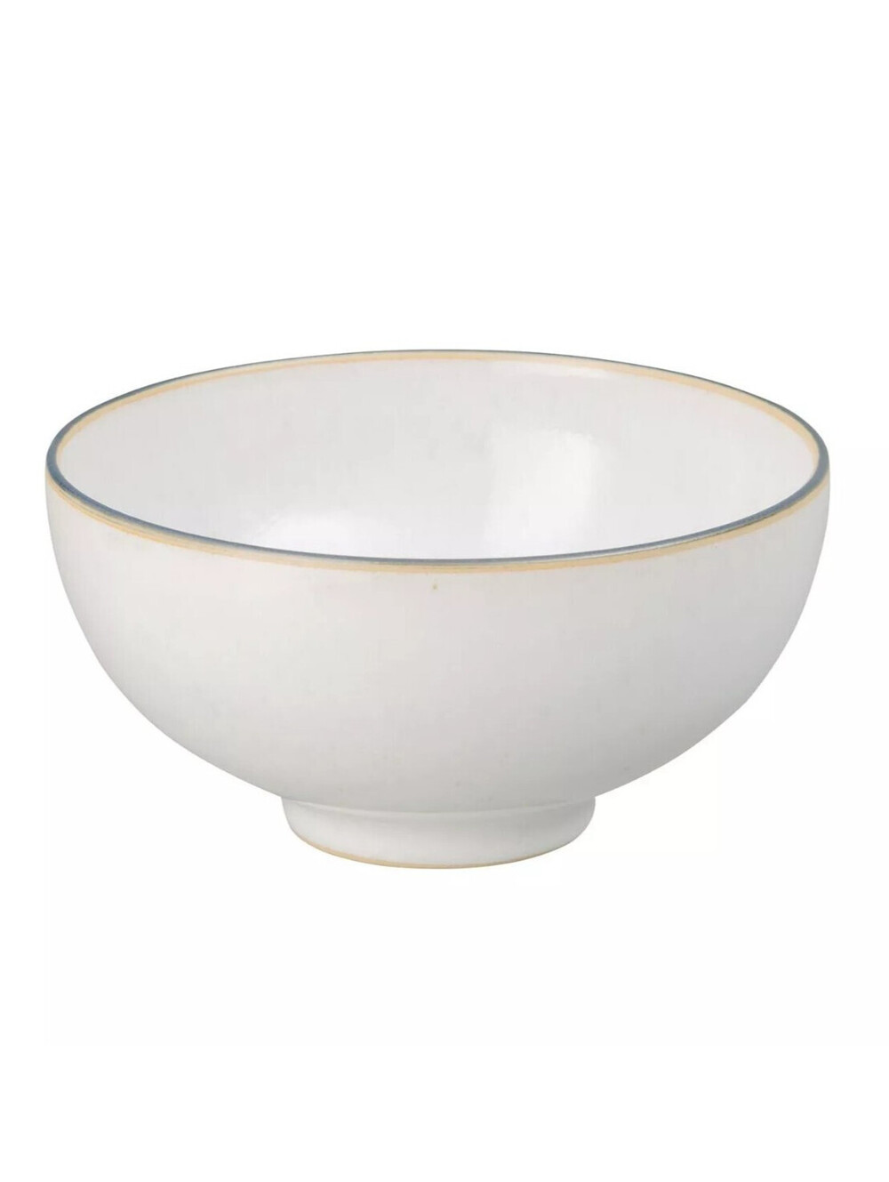46$ Denby Studio Grey/White Rice Bowl Gray